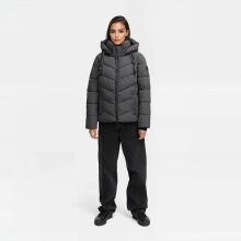 Marikoo Sahnemausii Damen Winter Steppjacke Anthrazit Gr&ouml;&szlig;e XL - Gr. 42