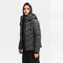 Marikoo Sahnemausii Damen Winter Steppjacke Anthrazit Gr&ouml;&szlig;e XXL - Gr. 44