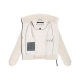 Navahoo Schneepuder Damen Herbst Winter flauschige Teddyfell Jacke gefüttert  Offwhite-Größe XL - Gr. 42