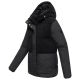 Marikoo Sheeta Damen Herbst Winter Teddyfell Jacke gefüttert  Schwarz Größe L - Gr. 40