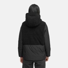 Marikoo Sheeta Damen Herbst Winter Teddyfell Jacke gef&uuml;ttert  Schwarz Gr&ouml;&szlig;e XL - Gr. 42