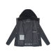 Marikoo Sheeta Damen Herbst Winter Teddyfell Jacke gefüttert  Schwarz Größe XXL - Gr. 44