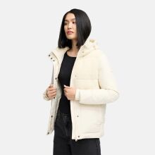 Marikoo Sheeta Damen Herbst Winter Teddyfell Jacke gef&uuml;ttert  Offwhite Gr&ouml;&szlig;e XXL - Gr. 44
