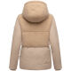 Marikoo Sheeta Damen Herbst Winter Teddyfell Jacke gefüttert  Beige Größe M - Gr. 38