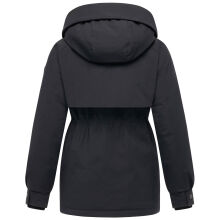 Marikoo Shigaraa Damen Herbst Winter Jacke Schwarz-Größe XXL - Gr. 44