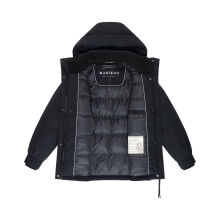 Marikoo Shigaraa Damen Herbst Winter Jacke Schwarz-Größe XXL - Gr. 44