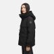 Marikoo Shigaraa Damen Herbst Winter Jacke Schwarz-Größe XXL - Gr. 44
