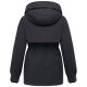 Marikoo Shigaraa Damen Herbst Winter Jacke Schwarz-Größe XXL - Gr. 44