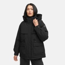 Marikoo Shigaraa Damen Herbst Winter Jacke Schwarz-Größe XXXL - Gr. 46
