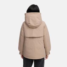 Marikoo Shigaraa Damen Herbst Winter Jacke Taupe Grey-Gr&ouml;&szlig;e XXXL - Gr. 46