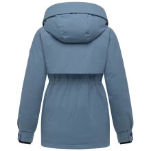 Marikoo Shigaraa Damen Herbst Winter Jacke Dusty Blue-Größe XXL - Gr. 44