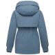 Marikoo Shigaraa Damen Herbst Winter Jacke Dusty Blue-Größe XXL - Gr. 44