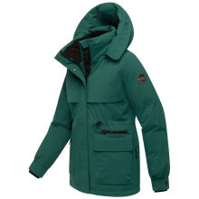 Marikoo Shigaraa Damen Herbst Winter Jacke Evergreen-Gr&ouml;&szlig;e XXXL - Gr. 46