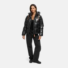Marikoo Skyraa Damen Winter Steppjacke Schwarz Gr&ouml;&szlig;e M - Gr. 38