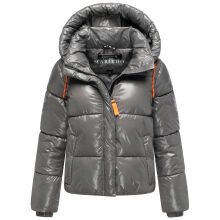 Marikoo Skyraa Damen Winter Steppjacke Grey Gr&ouml;&szlig;e M - Gr. 38