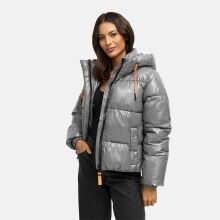 Marikoo Skyraa Damen Winter Steppjacke Grey Gr&ouml;&szlig;e XL - Gr. 42