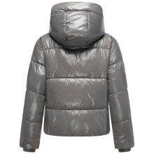 Marikoo Skyraa Damen Winter Steppjacke Grey Gr&ouml;&szlig;e XXL - Gr. 44