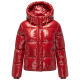 Marikoo Skyraa Damen Winter Steppjacke Dark Red Größe XS - Gr. 34