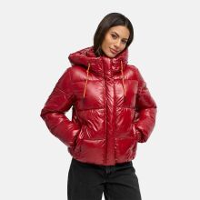 Marikoo Skyraa Damen Winter Steppjacke Dark Red Gr&ouml;&szlig;e XL - Gr. 42