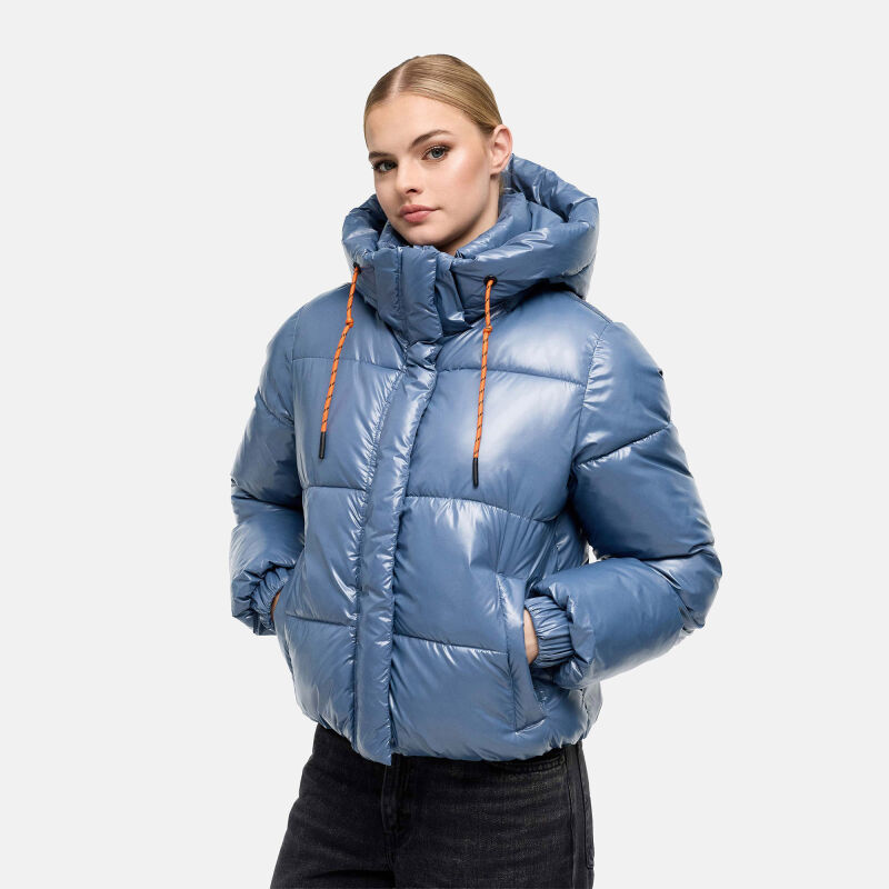 Marikoo Skyraa Damen Winter Steppjacke Dusty Blue