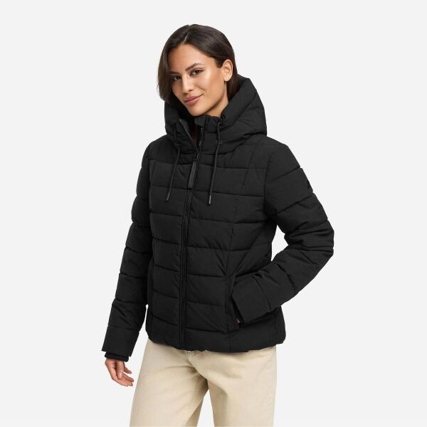 Marikoo Tayenaa Damen Herbst Winter Steppjacke Schwarz-Größe XS - Gr. 34