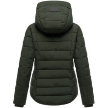 Marikoo Tayenaa Damen Herbst Winter Steppjacke Dark Olive-Gr&ouml;&szlig;e L - Gr. 40