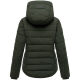 Marikoo Tayenaa Damen Herbst Winter Steppjacke Dark Olive-Größe XXL - Gr. 44