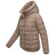 Marikoo Tayenaa Damen Herbst Winter Steppjacke Taupe Grey-Größe XS - Gr. 34