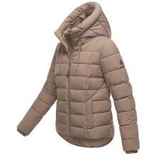 Marikoo Tayenaa Damen Herbst Winter Steppjacke Taupe Grey-Größe L - Gr. 40