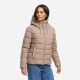 Marikoo Tayenaa Damen Herbst Winter Steppjacke Taupe Grey-Größe L - Gr. 40