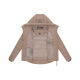 Marikoo Tayenaa Damen Herbst Winter Steppjacke Taupe Grey-Größe L - Gr. 40