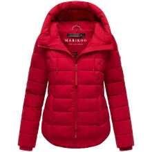 Marikoo Tayenaa Damen Herbst Winter Steppjacke Deep Red-Größe XS - Gr. 34