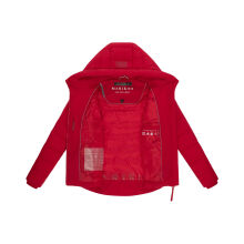 Marikoo Tayenaa Damen Herbst Winter Steppjacke Deep Red-Gr&ouml;&szlig;e S - Gr. 36