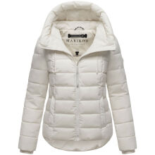 Marikoo Tayenaa Damen Herbst Winter Steppjacke Offwhite-Größe XS - Gr. 34