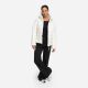Marikoo Tayenaa Damen Herbst Winter Steppjacke Offwhite-Größe XS - Gr. 34