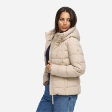 Marikoo Tayenaa Damen Herbst Winter Steppjacke Light Taupe-Größe XS - Gr. 34