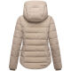Marikoo Tayenaa Damen Herbst Winter Steppjacke Light Taupe-Größe XS - Gr. 34