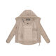 Marikoo Tayenaa Damen Herbst Winter Steppjacke Light Taupe-Größe XS - Gr. 34