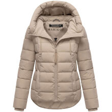 Marikoo Tayenaa Damen Herbst Winter Steppjacke Light Taupe-Gr&ouml;&szlig;e S - Gr. 36