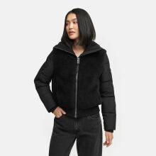 Navahoo Teddyzone Damen Winter Steppjacke gefüttert Schwarz-Größe M - Gr. 38