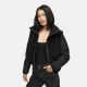 Navahoo Teddyzone Damen Winter Steppjacke gefüttert Schwarz-Größe M - Gr. 38