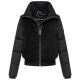 Navahoo Teddyzone Damen Winter Steppjacke gefüttert Schwarz-Größe M - Gr. 38