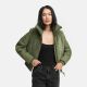 Navahoo Teddyzone Damen Winter Steppjacke gefüttert Olive Leaf-Größe XS - Gr. 34
