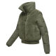 Navahoo Teddyzone Damen Winter Steppjacke gefüttert Olive Leaf-Größe XS - Gr. 34