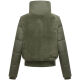 Navahoo Teddyzone Damen Winter Steppjacke gefüttert Olive Leaf-Größe XS - Gr. 34