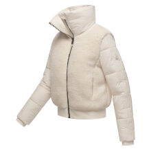 Navahoo Teddyzone Damen Winter Steppjacke gef&uuml;ttert Offwhite-Gr&ouml;&szlig;e S - Gr. 36