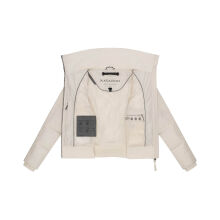 Navahoo Teddyzone Damen Winter Steppjacke gef&uuml;ttert Offwhite-Gr&ouml;&szlig;e S - Gr. 36