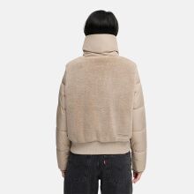 Navahoo Teddyzone Damen Winter Steppjacke gef&uuml;ttert Light Taupe-Gr&ouml;&szlig;e S - Gr. 36