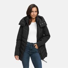 Marikoo Tivaa Damen Herbst Winter Steppjacke Schwarz-Gr&ouml;&szlig;e S - Gr. 36