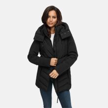 Marikoo Tivaa Damen Herbst Winter Steppjacke Schwarz-Gr&ouml;&szlig;e S - Gr. 36